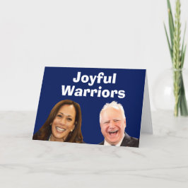 Glatta krigare Harris och Walz Kort