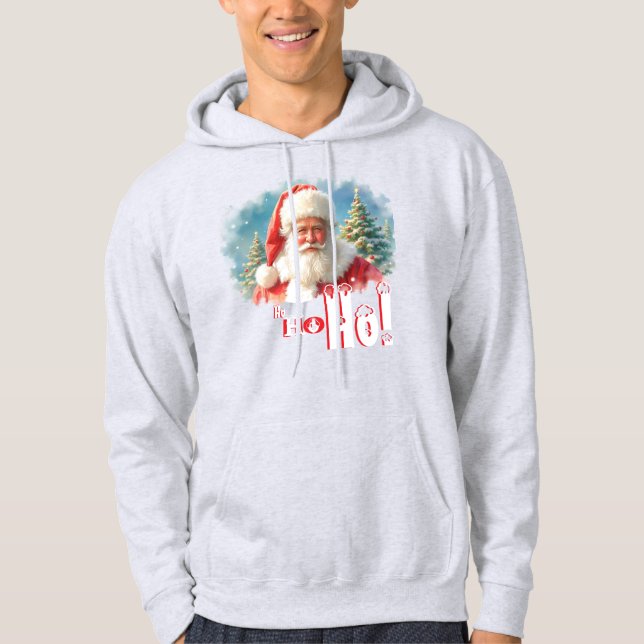 Glatta Manarna jul Hoodie (Framsida)