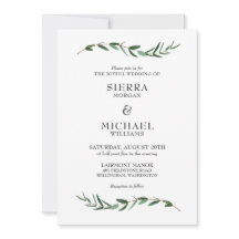 Glatta Modern Botaniska Bröllop