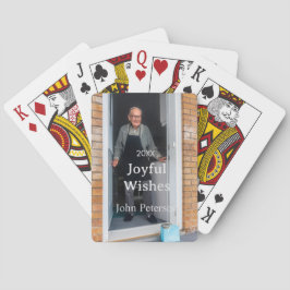 Glatta önskemål lägger till namn fotoman helgdagar casinokort