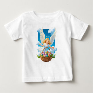 Glatta Påsk-ängeln med Basket T Shirt