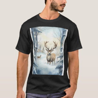 Glatta renar Snowscape T Shirt