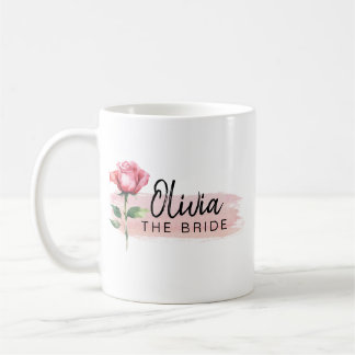 Glatta resan Rosa ros Mugg - Anpassningsbar Gift f