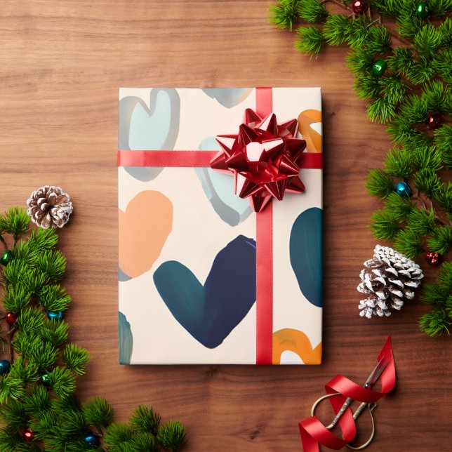 Glatta schaktfulla hörn presentpapper (Julgåva)