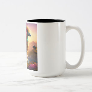 Glatta sidor: Vibrant keramiskt Mugg, fantastisk d Två-Tonad Mugg