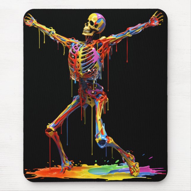 Glatta Skeleton: Dance of Färg Musmatta (Framsidan)