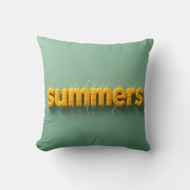 Glatta Summers Mango Pillow for Sunny Vibes Kudde (Framsida)