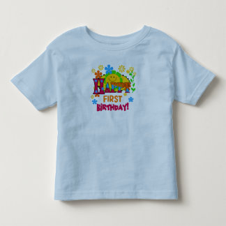 Glatta T-tröjor och gåvor från första födelsedag T Shirt