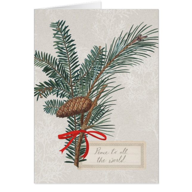 Glatta tidningar | Fred i hela världen Hälsningskort (Framsidan)