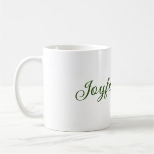 Glatta vibes christmas grönt helgdag namn kaffemugg