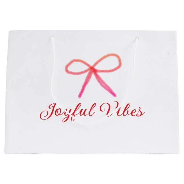 Glatta vibes christmas RED BOW helgdag familj namn (Framsidan)