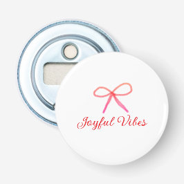 Glatta vibes christmas RED BOW helgdag familj namn Flasköppnare