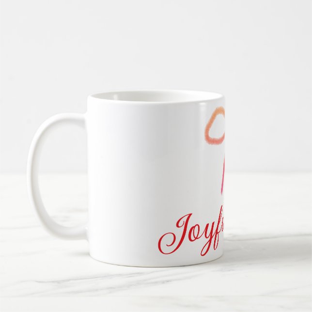 Glatta vibes christmas RED BOW helgdag familj namn Kaffemugg (Vänster)