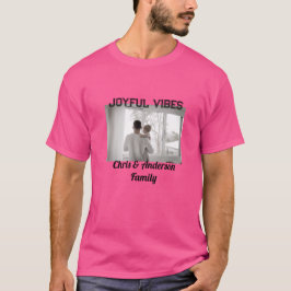 Glatta Vibes far son-familjen, jul-helgdag T Shirt