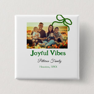 glatta Vibes lägger till familjefoto namn Knapp
