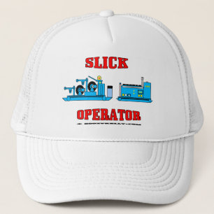 Glättad operatör, Slickline operatör, hatt, loc Keps