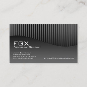 Glättad visitkort