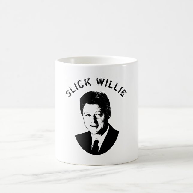 Glättade Willie - Bill Clinton Kaffemugg (Center)