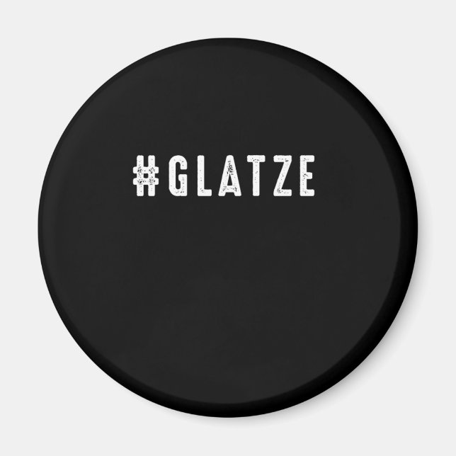 Glatze Alopecia Balness Hair loss Balding Gift Magnet (Framsidan)