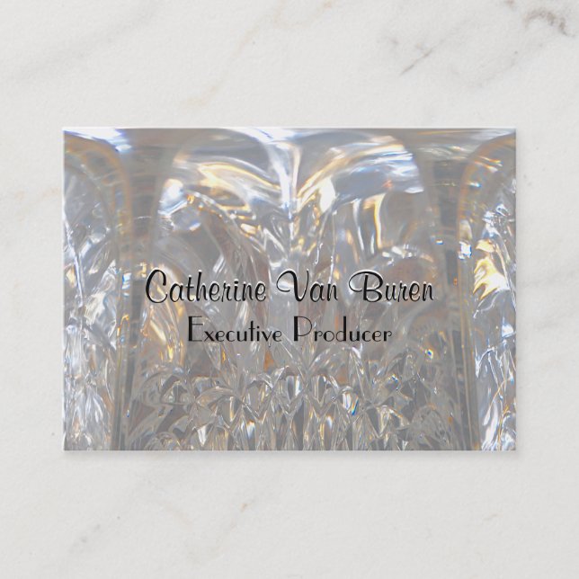 Glayce Backe Elegant Professionell Visitkort (Framsida)