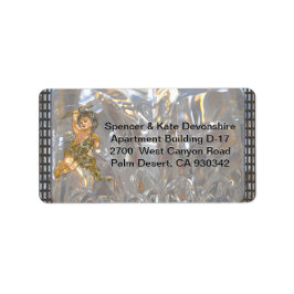 Glayce Cherub Adressetikett