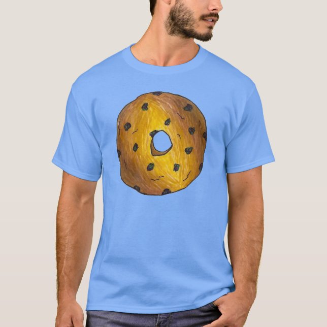 Glazed Blueberry Cake Donut Doughnut Donuts Tee (Framsida)
