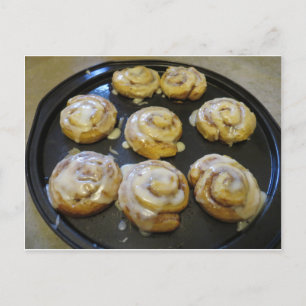 Glazed Buns Vykort