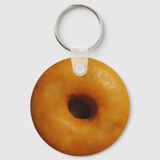 Glazed Donut Keychain Nyckelring (Framsida)
