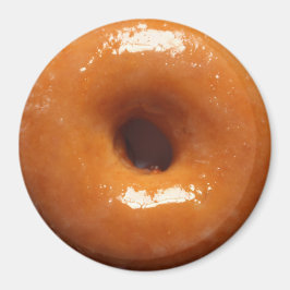 Glazed Donut Magnet Round
