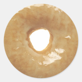 Glazed Donut Novelty Runt Klistermärke