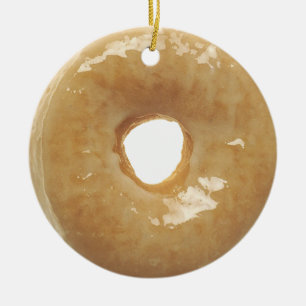 Glazed Donut Yummy Food-julprydnad Julgransprydnad Keramik
