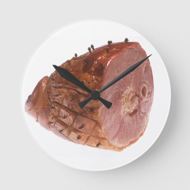 Glazed Ham Rund Klocka (Framsida)