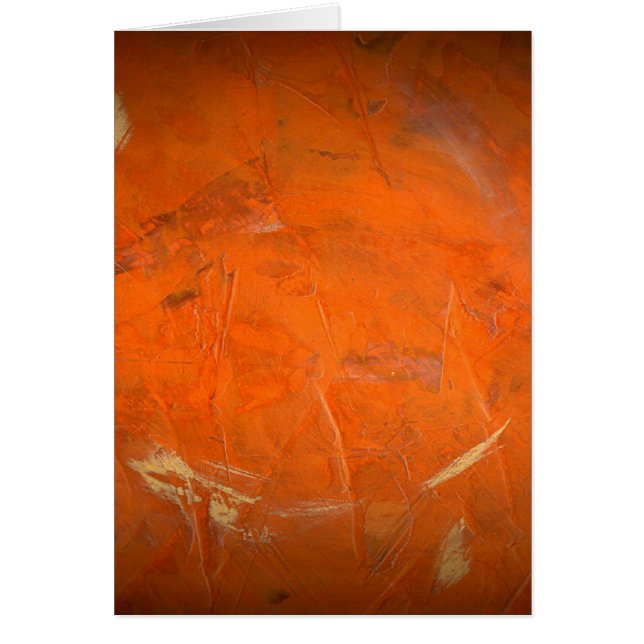 Glazed Terracotta Faux Avslutar Hälsningskort (Framsidan)