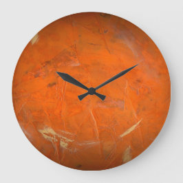 Glazed Terracotta Faux Avslutar Stor Klocka