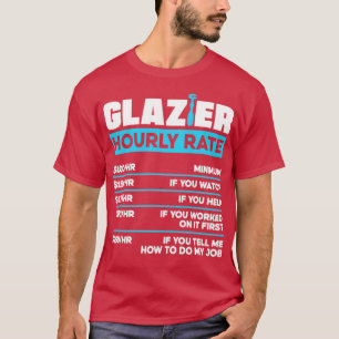 Glazier Window Fitter Glazier-timtaxa T Shirt