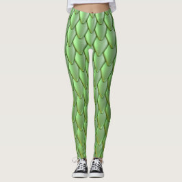 Glazing Dragon Mönster Leggings
