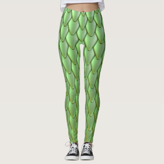Glazing Dragon  Mönster Leggings