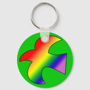 GLBT Dove Nyckelring