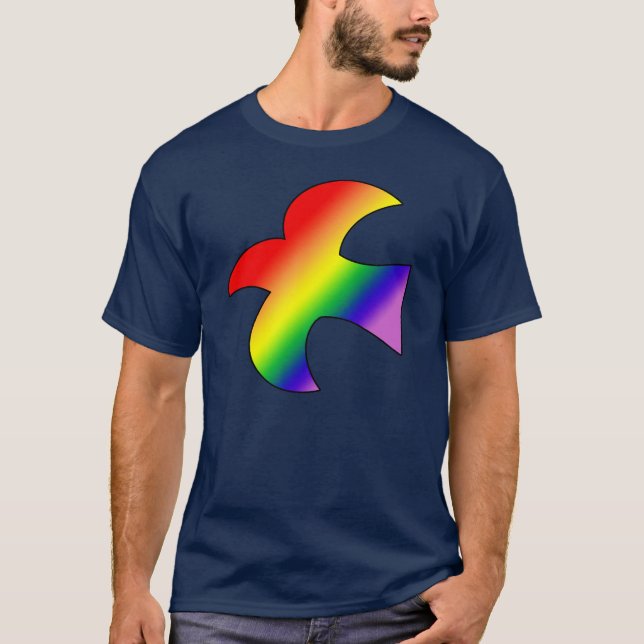 GLBT-duva T-shirt (Framsida)