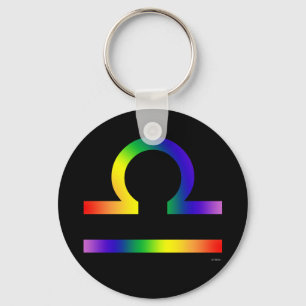 GLBT-Libra Nyckelring