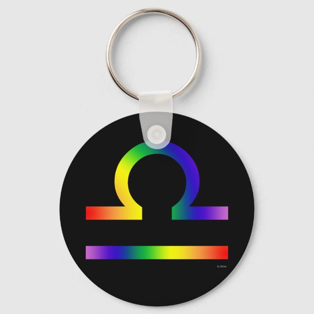 GLBT Libra Nyckelring (Framsida)