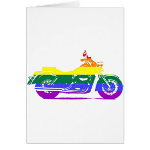 GLBT-motorcykelpride Hälsningskort