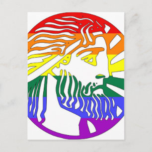 GLBT Mythological God Vykort
