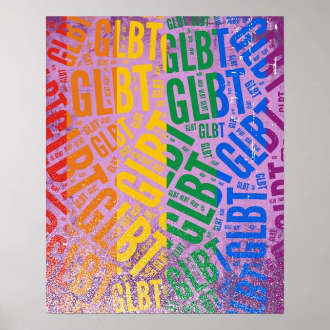 GLBT ORD MÖNSTER FÄRG -.png Poster (Framsidan)