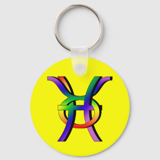 GLBT Pisces & Taurus Nyckelring