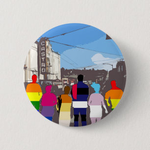 GLBT-pridefolk i Castroen #2 Knapp