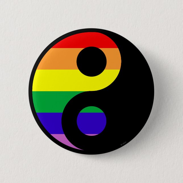 GLBT YinYang Knapp (Framsida)