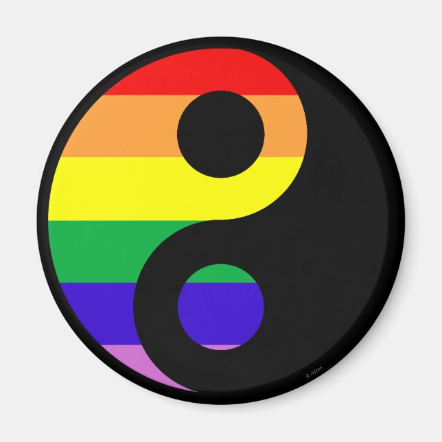 GLBT YinYang Magnet (Framsidan)