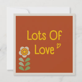 GLEAM GLADE - Inbjudningskort för Blommigt Mors da