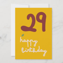 GLEAM GLADE - Inbjudningskort för Blommigt på föde